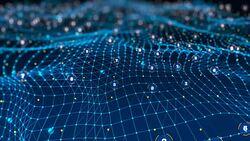 4K Plexus Background (loopable) Stock Footage