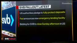 US Backstops Bank Deposits to Avert Crisis After SVB Collapse News Clip