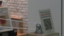 CLEAN : Shop pulleys and red crosses maintain social distancing in Thailand News Clip