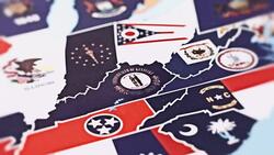 Kentucky from USA States Stock Footage