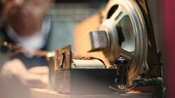 The man who repairs electronic Stock Footage