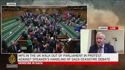 British MPs walk out of parliament: Speaker criticised over handling of ceasefire motion News Clip