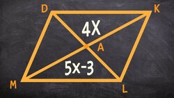 Applying the properties of a rhombus to determine the length of a diagonal Instructional Video