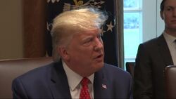 Trump comments on China tariffs, hospital visit News Clip