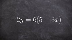 Learn to rewrite an equation in slope intercept form to identify slope & y intercept Instructional Video