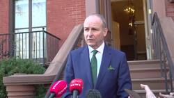 Micheal Martin describes his meeting with President Trump as “very positive” News Clip