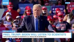 President Trump: Biden Will Listen To Scientists News Clip