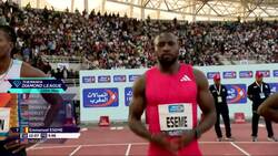 Akani Simbine flirts with season best time, winning 100m in Diamond League Rabat News Clip