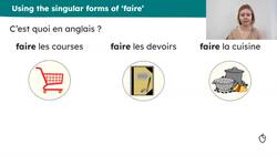 What someone does: 'faire' singular persons Instructional Video