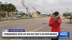 Tornadoes spin up as Hurricane Milton begins to lash Florida News Clip