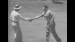 Lew Worsham, Betty Jameson, and Babe Didrikson Zaharias win major golf tournaments in 1947 News Clip