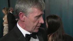 Dominic Tuohy interview at the Vanity Fair Oscar Party News Clip
