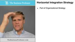 Horizontal Integration Strategy Instructional Video