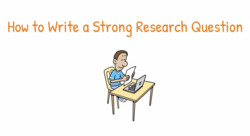 How to Write a Strong Research Question Instructional Video