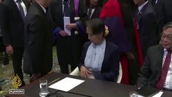 Aung San Suu Kyi sentenced over walkie-talkie conviction News Clip