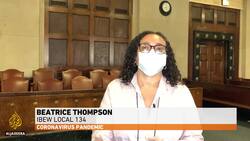 US essential workers risk their health to keep economy running News Clip