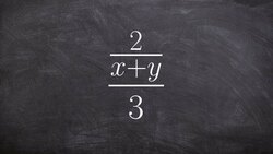 Simplifying complex fractions Instructional Video