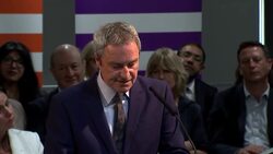 Gavin Esler speaking at launch of Change UK party News Clip