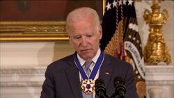 Biden thanks Obama for being a 'lone wolf' News Clip
