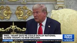 Trump floats sending National Guard to New Orleans at the request of Louisiana governor News Clip