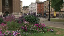 Bristol College Green and city streets News Clip
