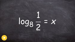 Solving a logarithm with a fraction Instructional Video