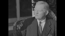 Franklin Roosevelt and John Nance Garner at Roosevelt's Hyde Park estate News Clip