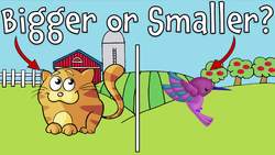 Bigger or Smaller? Farm Animal Guessing Game for Kids Instructional Video