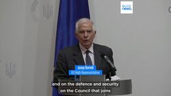 EU's Josep Borrell visits Kyiv to reassure Ukraine of bloc's support News Clip