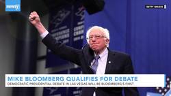 Mike Bloomberg Qualifies For Democratic Debate News Clip