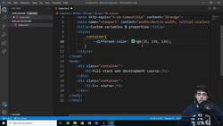 Full Stack Web Development MASTERY Course - Novice to Expert - Custom Properties and Variables Instructional Video