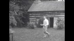 Mining executives gather outdoors in upstate New York Stock Footage
