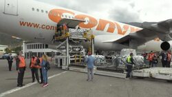 CLEAN : First batch of Sputnik V vaccine arrives in Venezuela News Clip