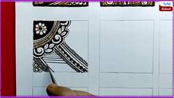 Basic Henna Filling Designs Instructional Video
