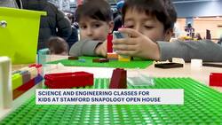 Snapology demonstrates STEAM education programs for Stamford students News Clip