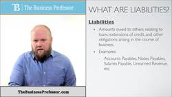 What are Liabilities - Financial Accounting Instructional Video