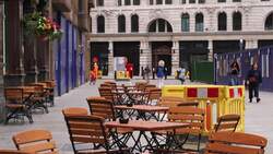 Streets fall quiet in London's financial district amid new Covid-19 restrictions News Clip