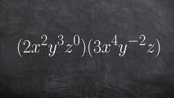 The long way to apply the product rule to simplify an expression of exponents Instructional Video