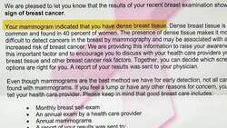 New FDA requires women to be told about breast density in writing Instructional Video