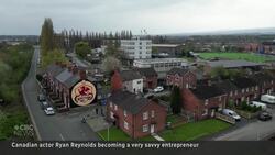 Ryan Reynolds looks to become a football legend News Clip