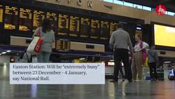 Festive rail shutdown: Passengers told to avoid Euston, as major stations plan works News Clip