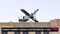 Company Formerly Known as Twitter Removes 'X' Sign News Clip