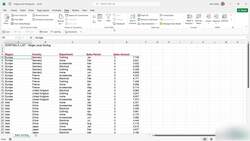 Microsoft Excel 2021365 - Beginner to Advanced - Sorting a List (Single-Level Sort) Instructional Video