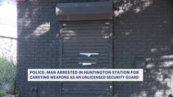 Unlicensed security guard outside Huntington Station bar had gun, Taser and mace: Suffolk PD News Clip