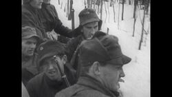 Soldiers Flee During Air Attack Stock Footage