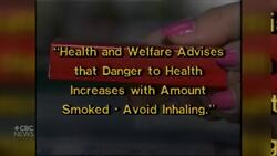 Smokers unimpressed with cigarette warning labels in 1988 News Clip