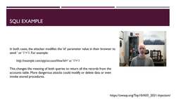 Fundamentals of Secure Software - Injection Instructional Video