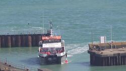 Suspected migrants brought into Dover News Clip