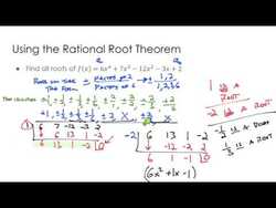 Rational root theorem Instructional Video