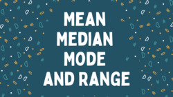 Mean, Median, Mode, and Range Instructional Video
